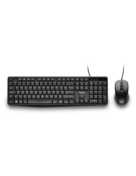NGS COCOA KIT V2 teclado Ratón incluido Universal USB QWERTY Español Negro