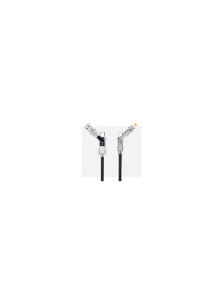 Nanocable 10.01.2601 cable USB 1 m USB A/USB C USB C/Lightning 27 W