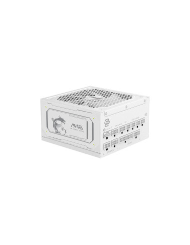 MSI MAG A1000GL PCIE5 WHITE unidad de fuente de alimentación 1000 W 24-pin ATX ATX Blanco