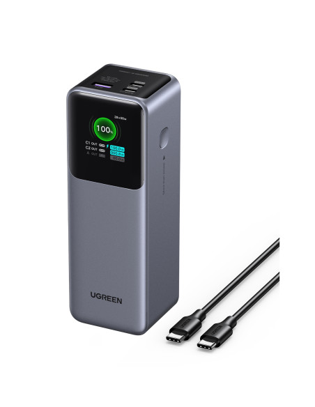 Ugreen 25000mAh 200W Fast Charging Powerbank Gris
