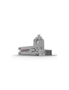 Lindy 40454 bloqueador de puerto Bloqueador de puerto + clave USB