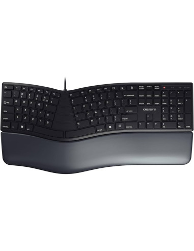 CHERRY KC 4500 ERGO teclado Universal USB QWERTY Español Negro