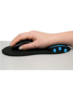 ALFOMBRILLA PARA RATÓN NEGRA CON GEL 2