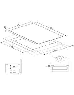 Smeg SI5632D hobs Negro Integrado Con placa de inducción 3 zona(s) 2