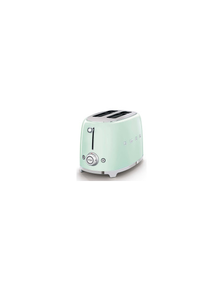 Smeg TSF01PGEU tostadora 6 2 rebanada(s) 950 W Verde