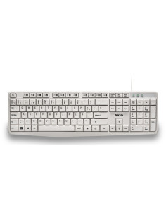 NGS HERITAGE teclado Universal USB QWERTY Español Blanco