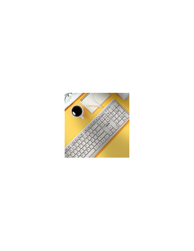 NGS HERITAGE teclado Universal USB QWERTY Español Blanco