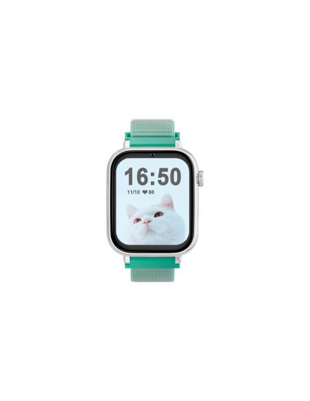 SmartWatch SaveFamily Reloj GPS SaveWatch Plus 4G WhatsApp Llamada Videollamada Boton SOS Wifi Video Musica Android Verde NO INC
