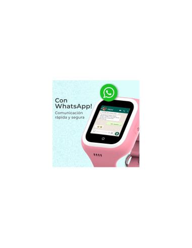 SmartWatch SaveFamily Iconic Plus 4G Pantalla IPS 1.4" Whatsapp GPS Wifi Bluetooth LLamada Videollamada Camara SOS Waterproof Ne