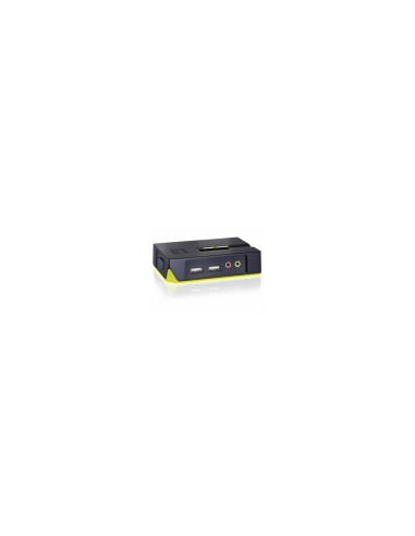 CONMUTADOR AUTOMATICO SOBREMESA LEVEL ONE V/T/M 1A2 CPUS USB CON AUDIO CABLES INCLUIDOS NEGRO KVM-0221