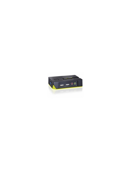 LevelOne Switch KVM de 2 puertos USB con audio