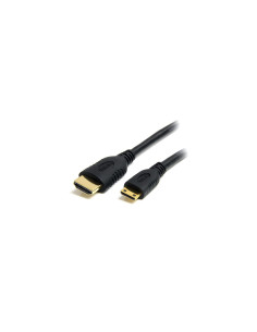 StarTech.com Cable HDMI de alta velocidad con Ethernet 50cm - HDMI a Mini HDMI - Macho a Macho - Negro