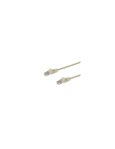 StarTech.com Cable de red CAT6 UTP Delgado con Conectores RJ45 sin Enganches -  1M Gris