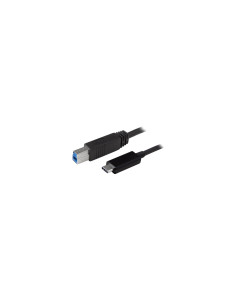 StarTech.com USB31CB1M cable 1m usb 3.1 Gen 2 usb tipo-c a usb tipo-b macho a macho - negro