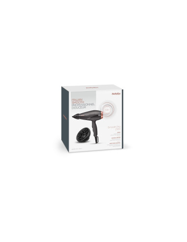 Babyliss Smooth Pro secador de pelo 2100 W tecnologÍ­a iónica monitor ac profesional negro oro rosado 6709DE