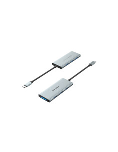 Vention Docking USB Tipo-C TOPHB/ 1xHDMI/ 3xUSB/ 1xLector Tarjetas SD y MicroSD/ Gris