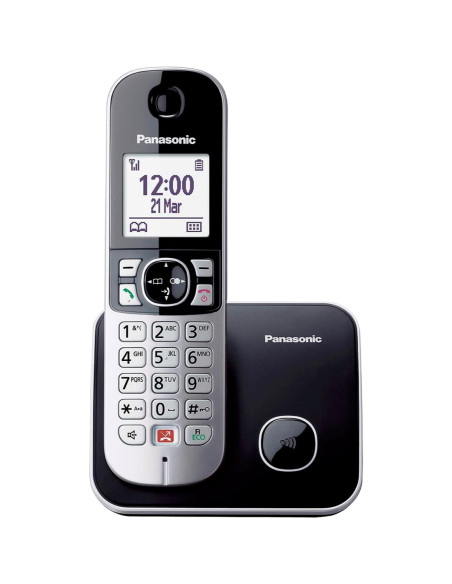Panasonic KX-TG6851SPB Teléfono Inalámbrico Anti Spam Negro