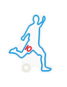 LAMPARA DECORATIVA NEON LED FOOTBALLER FOREVER