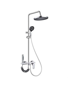 CONJUNTO DE DUCHA CON BARRA Y MONOMANDO CROMADO FONTASTOCK