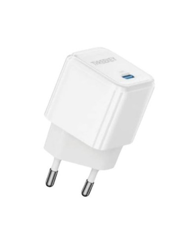 CARGADOR DE CORRIENTE 30W TIPO C THREEKEY BLANCO