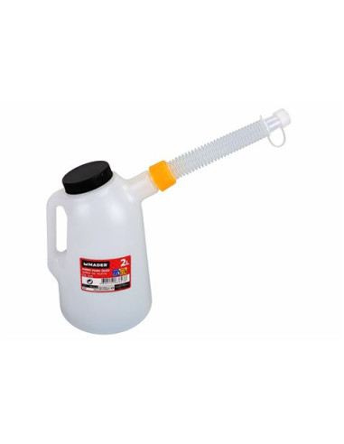 JARRA MEDIDORA 2 LITROS PARA ACEITE CON PUNTA FLEXIBLE