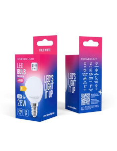 BOMBILLA LED G45 | 2.2W | 270LM | E14 | LUZ FRIA | FOREVER