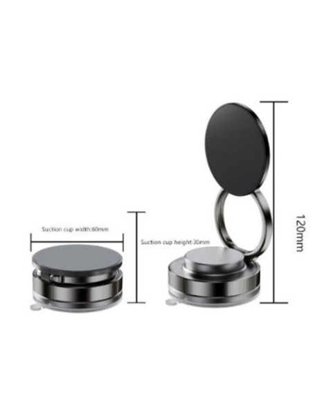 SOPORTE COCHE POR VACIO MAGNETICO COMPACTO C177 XO