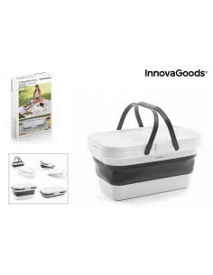 CESTA DE PICNIC PLEGABLE CON TAPA MESA INNOVAGOODS