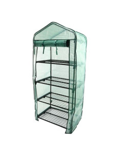 INVERNADERO DE JARDÍN 69X49X158CM MADER