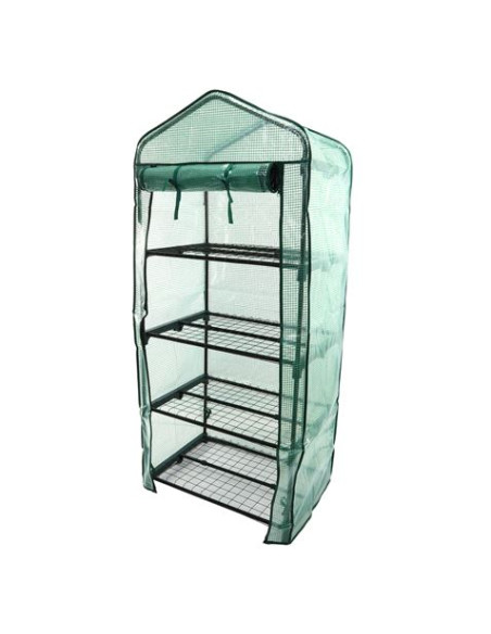 INVERNADERO DE JARDÍN 69X49X158CM MADER