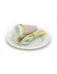 PACK CUBIERTOS PICNIC 20 PIEZAS DEM