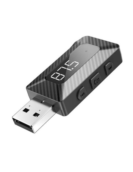 TRANSMISOR FM CON LECTOR DE TARJETAS Y ADAPTADOR BLUETOOTH XOBCC16 XO