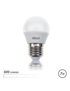 BOMBILLA LED G45 | 7W | 600LM | E27 | LUZ BLANCA | ELBAT