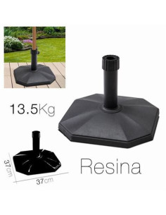 SOPORTE PARA SOMBRILLA RESINA NEGRO 37CM