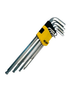 JUEGO LLAVES ALLEN LARGAS BOLA 9 PCS BLIM