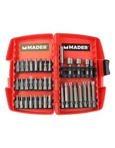 JUEGO VASOS Y PUNTAS 37 PCS CRV MADER