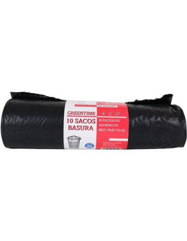 SACOS DE BASURA 150 LITROS 10 UNIDADES GREENTIME