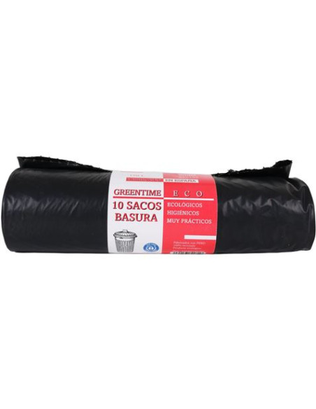 SACOS DE BASURA 150 LITROS 10 UNIDADES GREENTIME