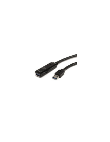 StarTech.com Cable Extensor Alargador USB 3.0 SuperSpeed Activo de 3m - USB A Macho a Hembra - Negro