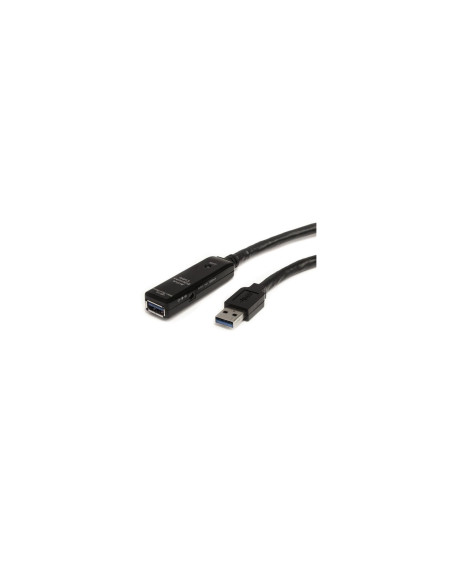 StarTech.com Cable Extensor Alargador USB 3.0 SuperSpeed Activo de 3m - USB A Macho a Hembra - Negro
