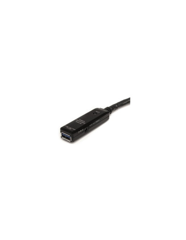StarTech.com Cable Extensor Alargador USB 3.0 SuperSpeed Activo de 3m - USB A Macho a Hembra - Negro