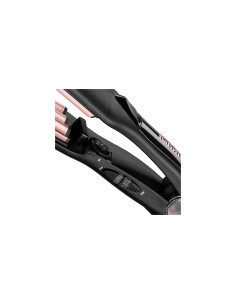 Plancha alisadora y rizadora babyliss the crimper para flequillo negro rosa 2165CE 2