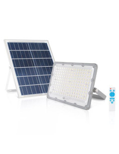 FOCO LED SOLAR 100W 2700LM + CONTROL REMOTO ELBAT