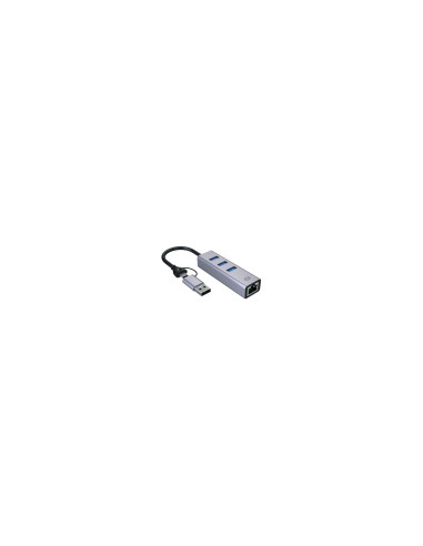 Conceptronic ABBY25G base para portátil y replicador de puertos
