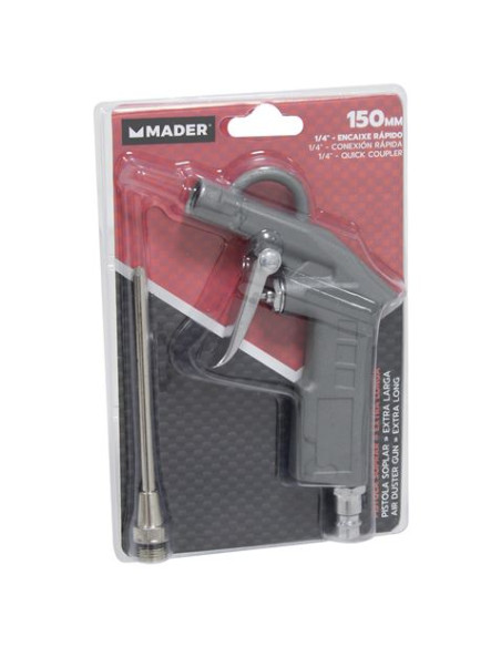 PISTOLA DE SOPLAR CAÑO LARGO MADER