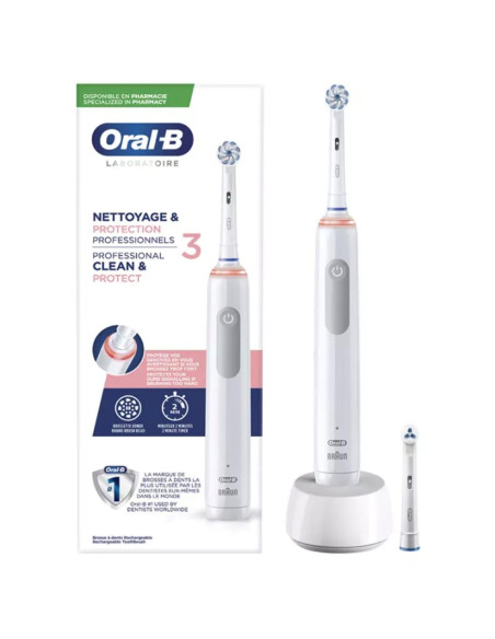 Braun Oral-B Cepillo Profesional 3 Clean & Protect Blanco (D505.523.3)