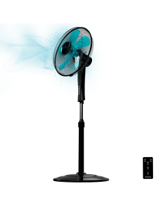 Ventilador de pie energysilence 530 power connected black