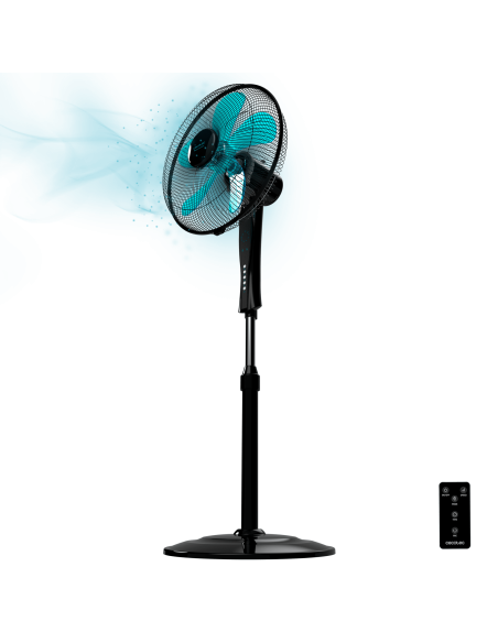 Ventilador de pie energysilence 530 power connected black