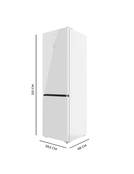 Bolero CoolMarket Combi 456 White Glass C