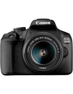 CANON EOS 2000D +EF-S 18-55MM F3.5-5.6 III CAMERA REFLEX BLACK